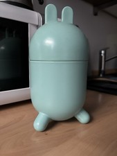 Ikea Tjarlek Hase türkis Steinzeug  Schüssel mit Deckel Limited Edition