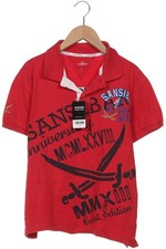 SANSIBAR Poloshirt Herren Polohemd Shirt Polokragen Gr. M Baumwolle Rot #2yusk73