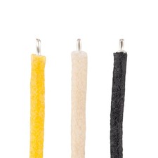 Fender Pure Vintage Stoff bedeckt Anschluss Draht schwarz/weiß/gelb 3er-Pack (15 Fuß)