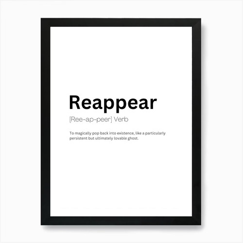 Reappear definition bedeutung - definition,