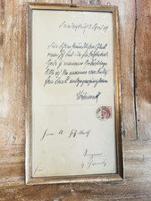 Originalbrief von Otto Von