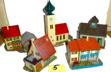 FALLER "Dorf Set" Kirche, Pension, Feuerwehrhaus, Wohnhäuser