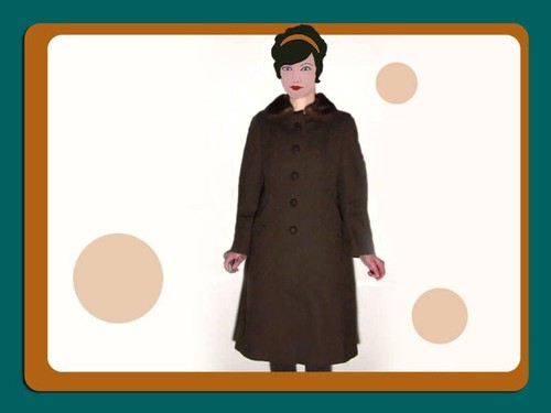 Vintage jacke mantel 50er 60er - 50er,