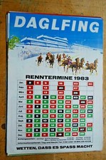 Plakat Daglfing Renntermine