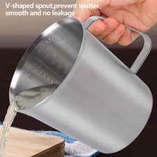 0.5L-2L Edelstahl-Messbecher