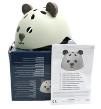 Hudora Kinder Beary Fahrradhelm Helm | Beige | Größe 44-47cm | NEU  -  B-Ware ✅