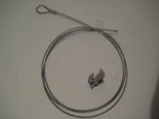 3 Stahlseile mit Schlaufen und 3 Haken - Länge je ca. 1,50m  für Galerieschiene