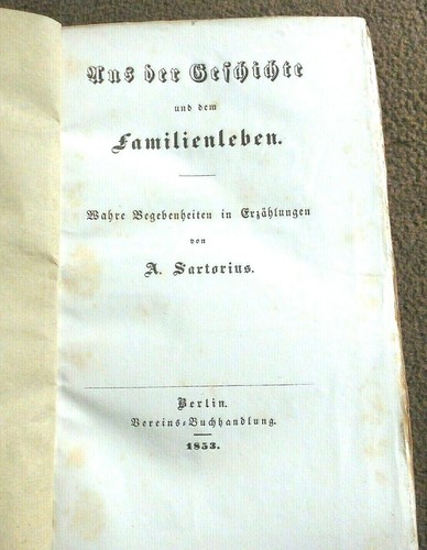 1853 sartorius - 1853, ea,