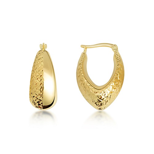 Creolen karat gelbgold - creolen, 14