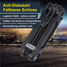 Faltschloss Fahrrad mit