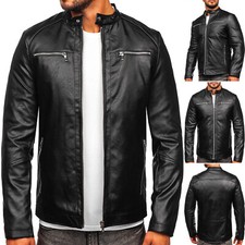 Bikerjacke Kunstlederjacke