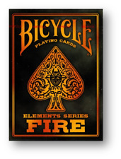 Bicycle Fire Deck Poker Playing Cards Spielkarten Kartenspiel