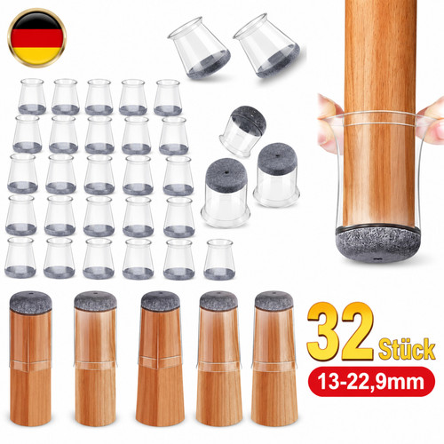 Stück stuhlbeinkappen - 32,