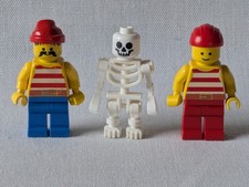 3x LEGO® Figur Minifigur Piraten Pirat Pirates Skelett Set Konvolut Sammlung