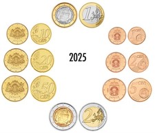 LETTLAND EURO-KURSMÜNZENSATZ 2025 LOSE 3,88 EURO BANKFRISCH