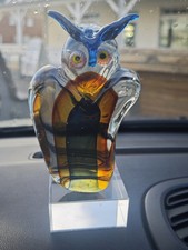 Glas Eule Murano Style Art