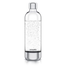 Arendo Wassersprudlerflasche Kapazität 1000ml PET + Edelstahl