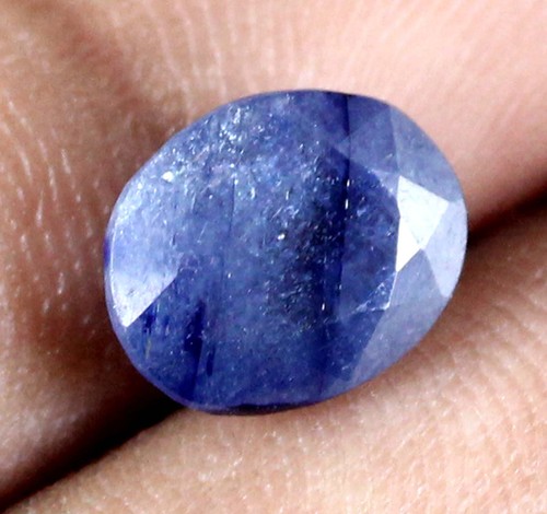 Natürlicher blauer saphir - blauer,