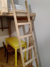 Hochbett vom Schreiner mit BodyGurad Matratze 140m x 200m x 180m