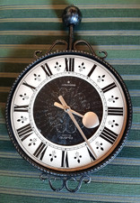 JUNGHANS astra - Wanduhr Metall - Quarz - alt