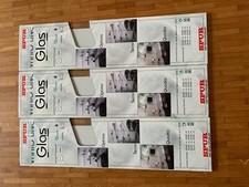 1 Glasbort, 18x80cm, 6mm Sicherheitsglas,