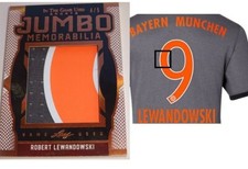 Leaf Robert Lewandowski jumbo Memorabilia game worn FC Bayern München no Panini