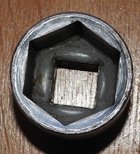 36. Chrom Vanadium 6 Kant Nuss 4 Kant 19mm Nr.4011