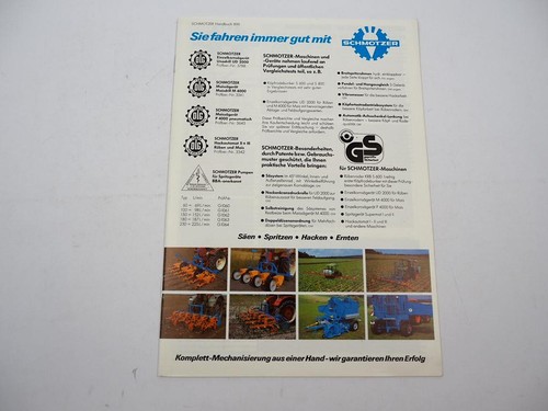 Original prospekt schmotzer - original,