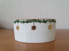 Royal Copenhagen, Serie "Star Fluted", Weihnachtsgeschirr, kleines Schälchen