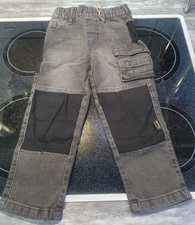 Grau/schwarze Arbeitshose -