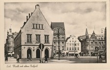 Kiel  Markt mit altem Rathaus