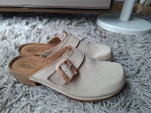 Damen clogs beige mit - 41,