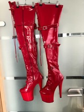 Overknee Stiefel extrem High Heels Größe 42