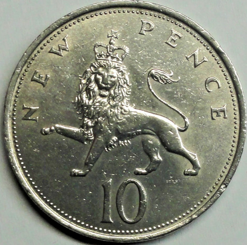 Großbritannien new pence - , 10