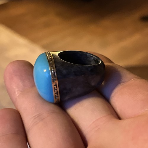 Großer statement ring 14k - großer,