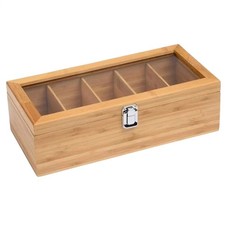 Tee-Aufbewahrungsbox aus Holz