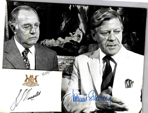 Original autogramme helmut - original,