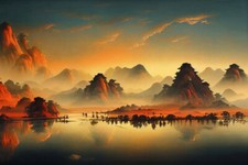 Wandbild: Chinesischer