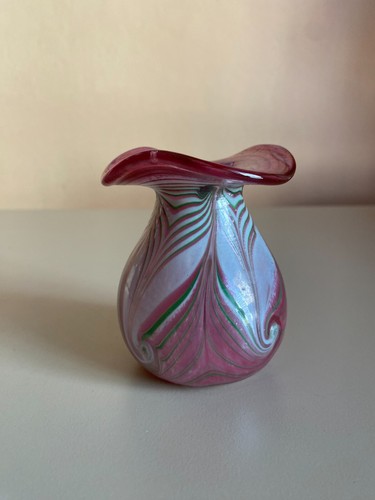 Glaskunst hübsche kleine - , vase
