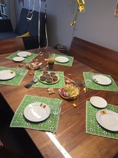 *Team7* Speisezimmer Stretto Tisch, 4 Stühle, 1 Bank Nußbaum weiß Leder Glas