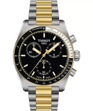 Tissot PR516 Chronograph Bicolor Black Dial Swiss Quartz T149.417.22.051.00