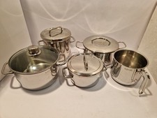 E12-BJ WMF CROMARGAN TOPF SET KOCHTOPF MILCHTOPF EDELSTAHL