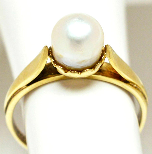 Perlenring damenring karat - 8,