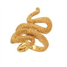 Schlangenring aus Gold