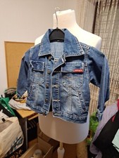 Kinder Jeans Jacke Gr. 4 blau Ecko Unltd - guter Zustand 