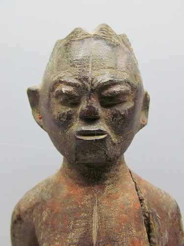 Antike holz figur frau afrika - antike,