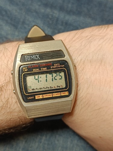 Vintage digitaluhr 70er - digitaluhr,