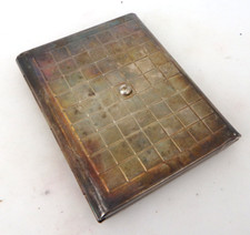 Interessantes Art Deco Zigarettenetui Alpacca um1930 - AUS LAGERBESTAND (110095)