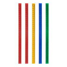 5Stk Whiteboard magnetisches Lineal metrische Tafel Lineale Messwerkzeug 29cm