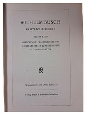 Wilhelm Busch Sämtliche Werke